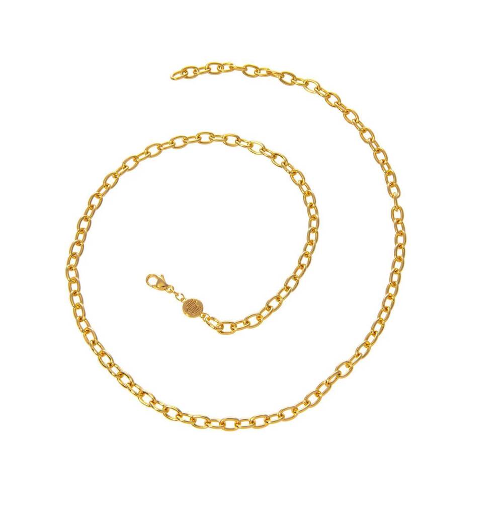 NEW GOLDBUG COLLECTION women's thick cable chain necklace in gold